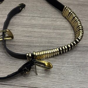 H&M Black and Gold Women's Belt